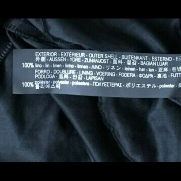 Zara  Studio Red Black Linen Maxi Long Knit Crochet Dress Sz M - Picture 7 of 16